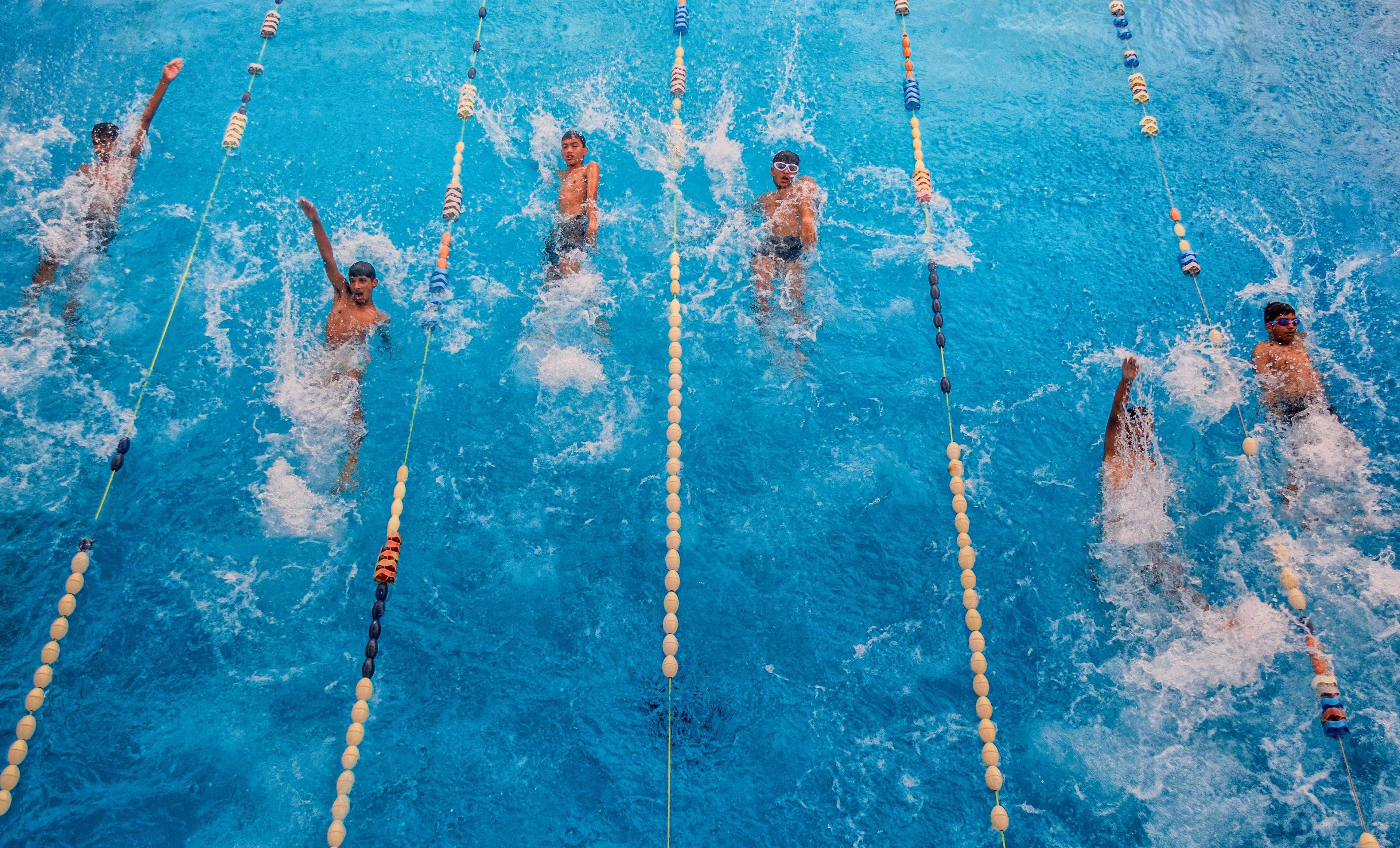 Swimming - best sports boarding schools in india